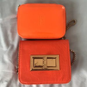 YSL makeup bag and HM shoulder/ crossbody bag